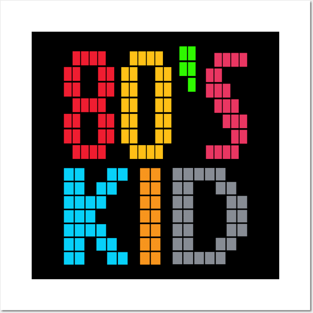 80's Kid Costume Vintage Retro Wall Art by Firesquare